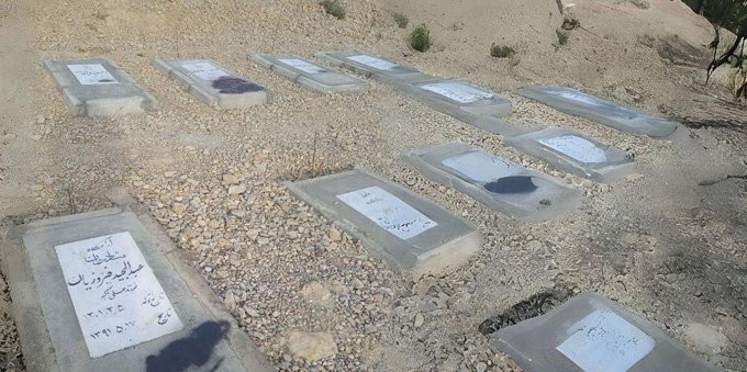 Over the past two months, gravestones at a Baha'i cemetery in Semnan have been damaged and vandalized by unknown assailants. This is part of the ongoing systematic suppression of Iranian Baha'is. 
#HumanRights #BahaiRights