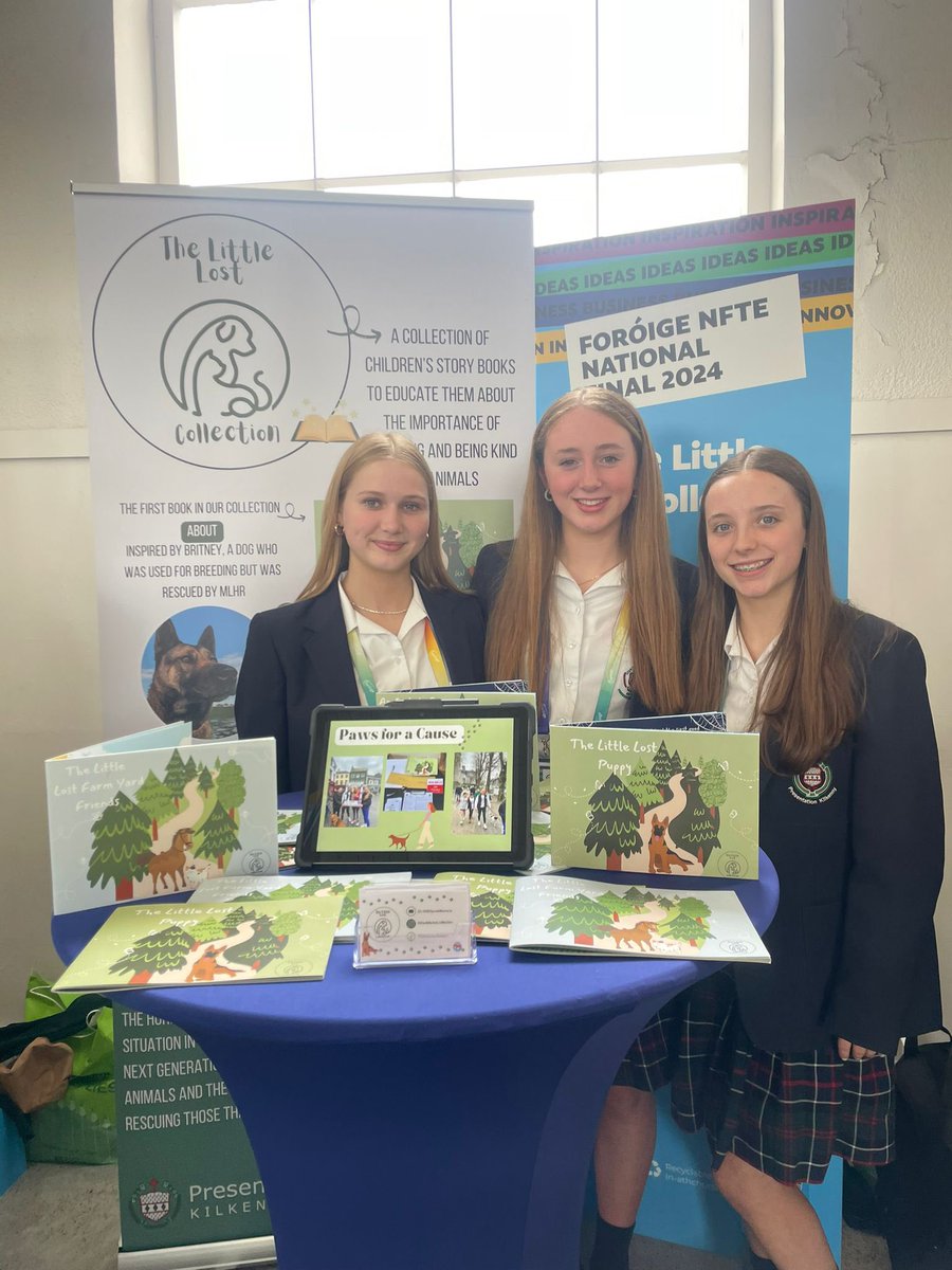 Congrats to @agphotography and @thelittlelostcollection who represented the school at the NFTE national finals 🌟🤝🏻🎤 A special well done to @thelittlelostcollection who will now go forward to represent Ireland at the European finals in Berlin in the social enterprise category🇩🇪