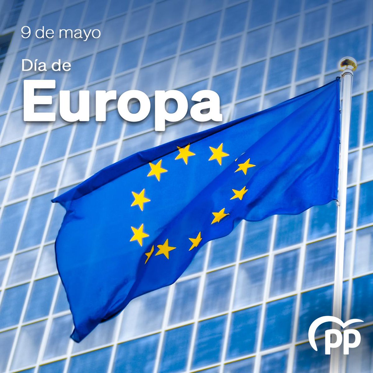 🇪🇺 Hoy celebramos el Día de Europa coincidiendo con la Declaración Schuman de la que se cumplen 74 años. “La paz mundial no puede salvaguardarse sin unos esfuerzos creadores equiparables a los peligros que la amenazan”. Feliz Día de Europa 🇪🇺