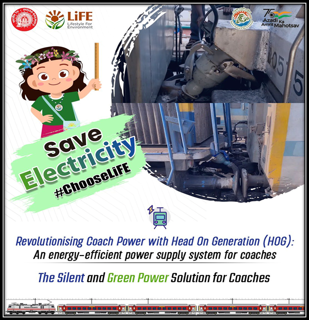 #MissionLiFE #ChooseLiFE  Revolutionizing coach power! Introducing head-on generator technology for energy-efficient coach power, a step towards a greener and more sustainable future.