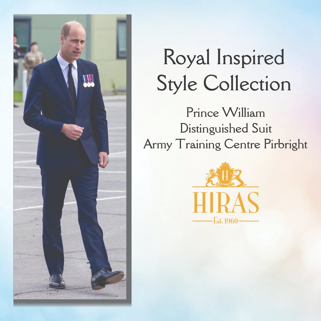 The Prince of Wales visited the Army Training Centre Pirbright in Surrey to meet troops deployed to the UK for the state funeral of the late Queen Elizabeth. William wore a perfectly tailored and distinguished suit adorned with his military medals. 📸Getty #princewilliam
