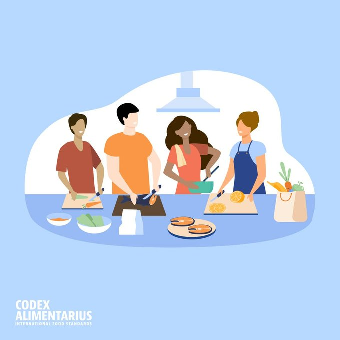 📝 | Food is much more than what is on our plates. Food connects us all. We all need it, depend on it, survive because of it and derive happiness from it. 👉 Safe, good food is the foundation of genuine happiness. 😀🍎😄🍝😋🥘🥰🍚 #Codex | #FoodSafety