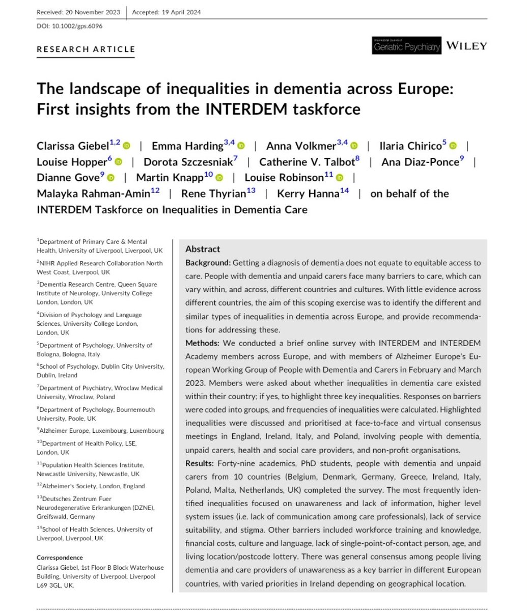 🗞🇪🇺🇬🇧 Our 1st <a href="/InterdemEurope/">InterdemEurope</a> Taskforce on Inequalities paper is out! Read below, more to come from our European group!
onlinelibrary.wiley.com/doi/10.1002/gp…