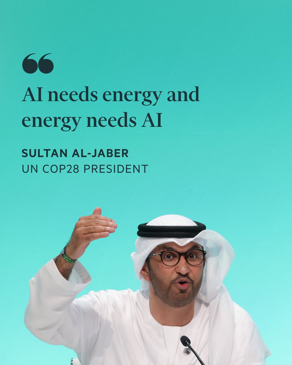 FT Exclusive: Jaber will invite Big Oil and Silicon Valley chiefs to Abu Dhabi to discuss AI and the energy transition in November, just days before the next UN climate summit opens in Azerbaijan on.ft.com/4byNr7b