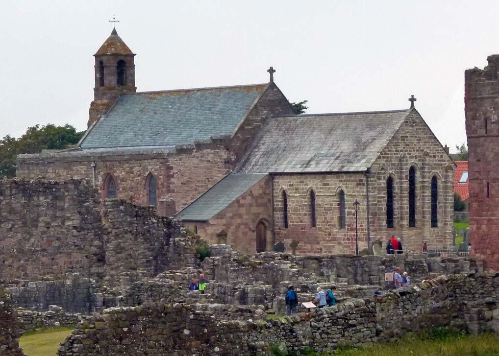 ABAB's Places to visit #NorthEastEngland #Lindisfarne's parish church of St Mary's is thought to stand on the site of the wooden church built by St Aidan in 635 AD. The oldest part is Saxon work - so St Mary's can claim to being the oldest human structure on the island.