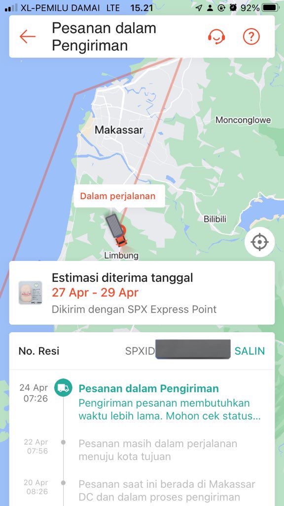 jeinx__'s tweet image. Ini mobil yg antar paket nda nyasarji ke alam lain kah? @ShopeeID #spxexpress