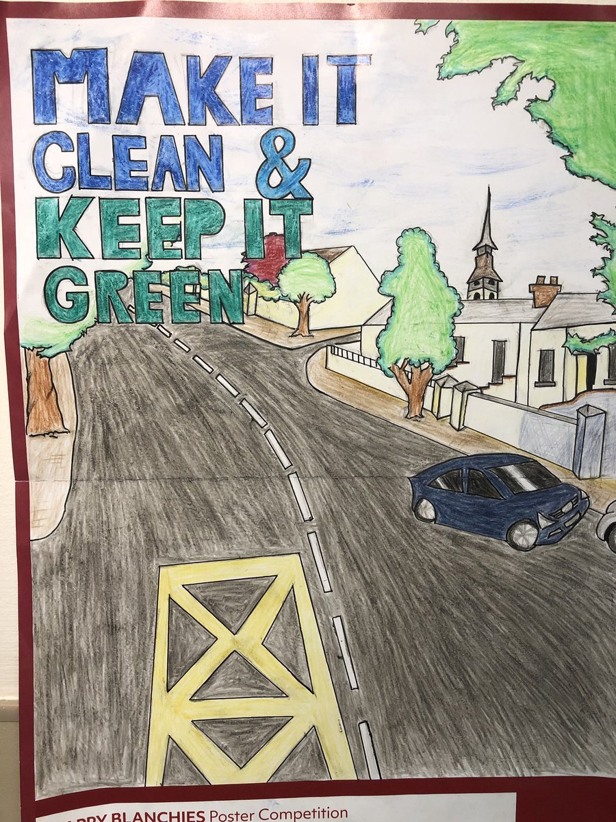 This is our kind of poster, from  a competition we held in 2019
Blanchardstown Tidy Towns has called on all political parties in our 2 electoral areas (that split our village) to LIMIT the number of election posters on our Main Street
#le2024 #posters #dubw #dublin15