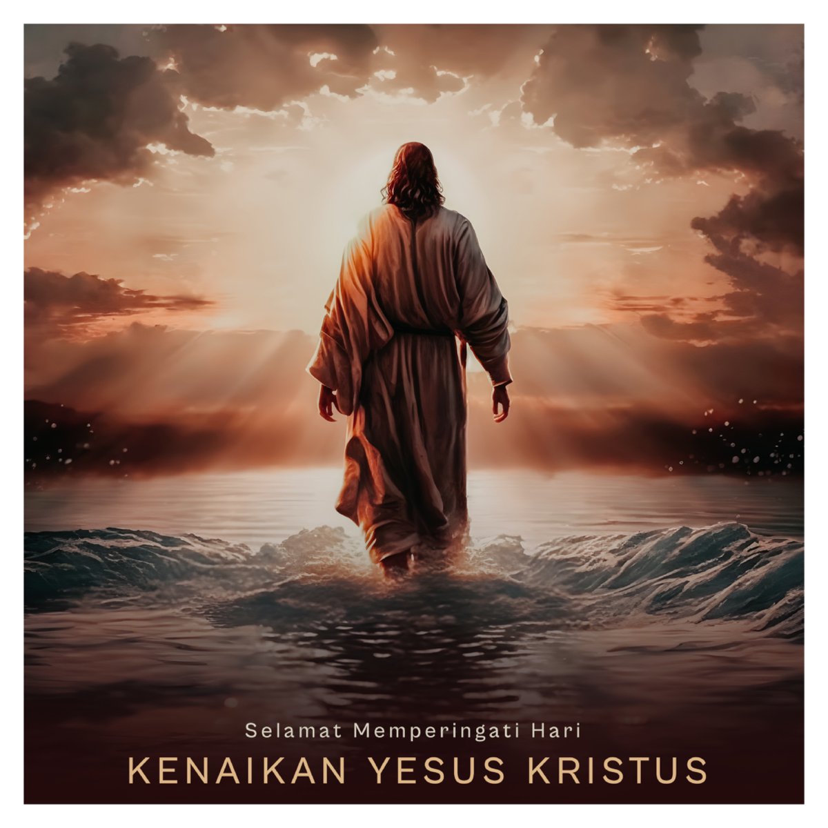 Jika semua yang dilakukan selalu didasarkan pada cinta dan kasih, damai tentu akan bersemayam di relung hati. Teruslah tebar kebaikan dalam setiap sisi kehidupan. 
 
Selamat memperingati Hari Kenaikan Kristus untuk saudara-saudara umat Kristiani di manapun berada. Sehat dan