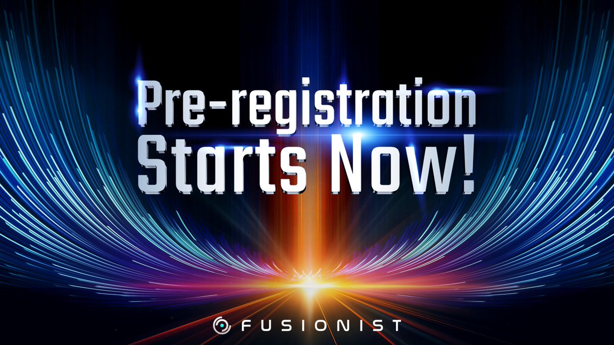 Pre-registration Starts Now! 🎉 Reward for Reaching Pre-registration Goal! 🚀 Share Invitation Code for Extra Rewards! Event Link: aa-pre-registration.fusionist.io This is the end of the tweet