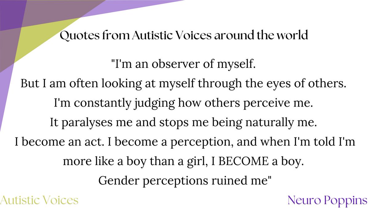 Quotes from Autistic People around the World
Read article for more ---> 

auntieautism.wordpress.com/2024/05/09/sil…

#GenderCriticalAutistics #GenderCritical #GenderIdeology