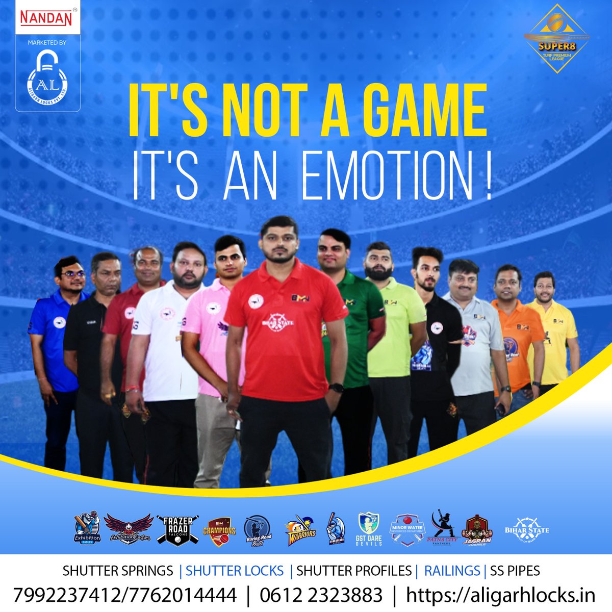 It’s not just a game, it’s a rollercoaster of emotions!

Witness the ultimate cricketing extravaganza!
.
.
.
#cricket #boxcricket #turfarena #NandanKaBharosha #boxcricketleague #NandanKaBharosha