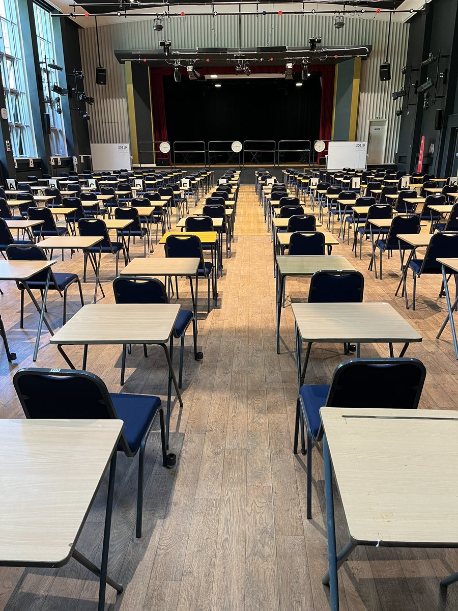 And away we go! Good luck to our Year 11s as they begin their written exams today.