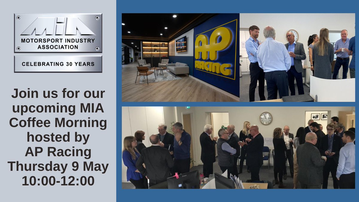 TRAVEL THURSDAY! 🚗 Today, @Ricoh3D’s @EnricoGallino will be travelling to @APRacingLtd in Coventry, attending an industry ‘coffee morning’ hosted by the #MIA. If you are attending, be sure to connect with Enrico and find out how @Ricoh3D is supporting the #automotive sector.