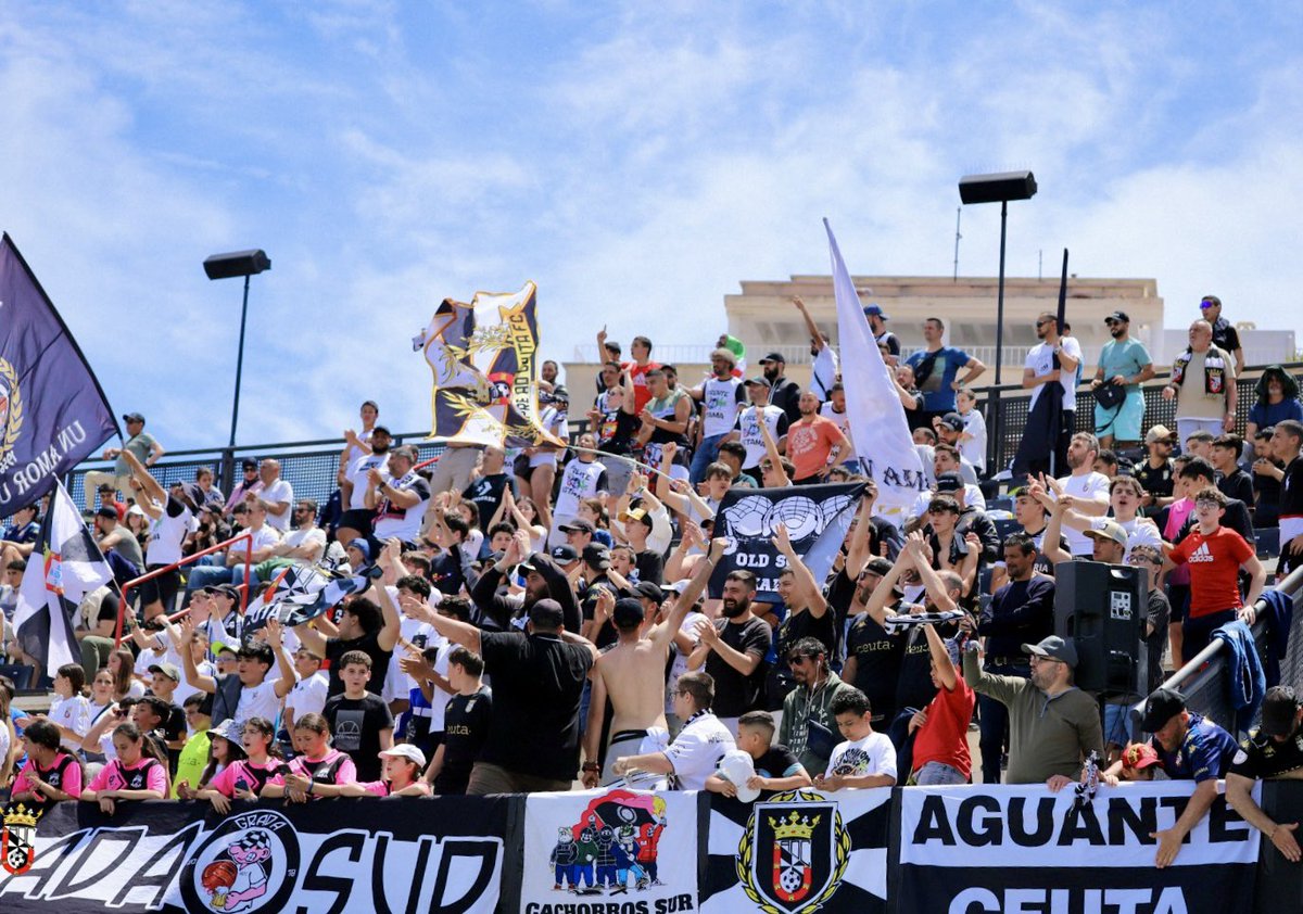 ¡A por el jueves! 💪 #SiempreADCeutaFC ⚪️⚫️