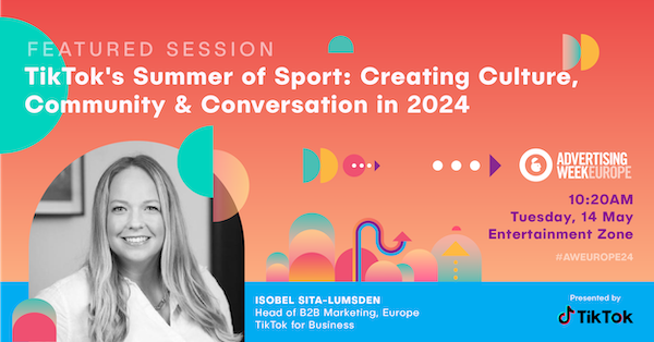 @TikTok has revolutionised how we experience the Olympics globally & interact with online communities. Join Isobel Sita-Lumsden in a discussion to showcase the culture & community on the platform alongside a very special guest. Learn more: bit.ly/3UPJbKE