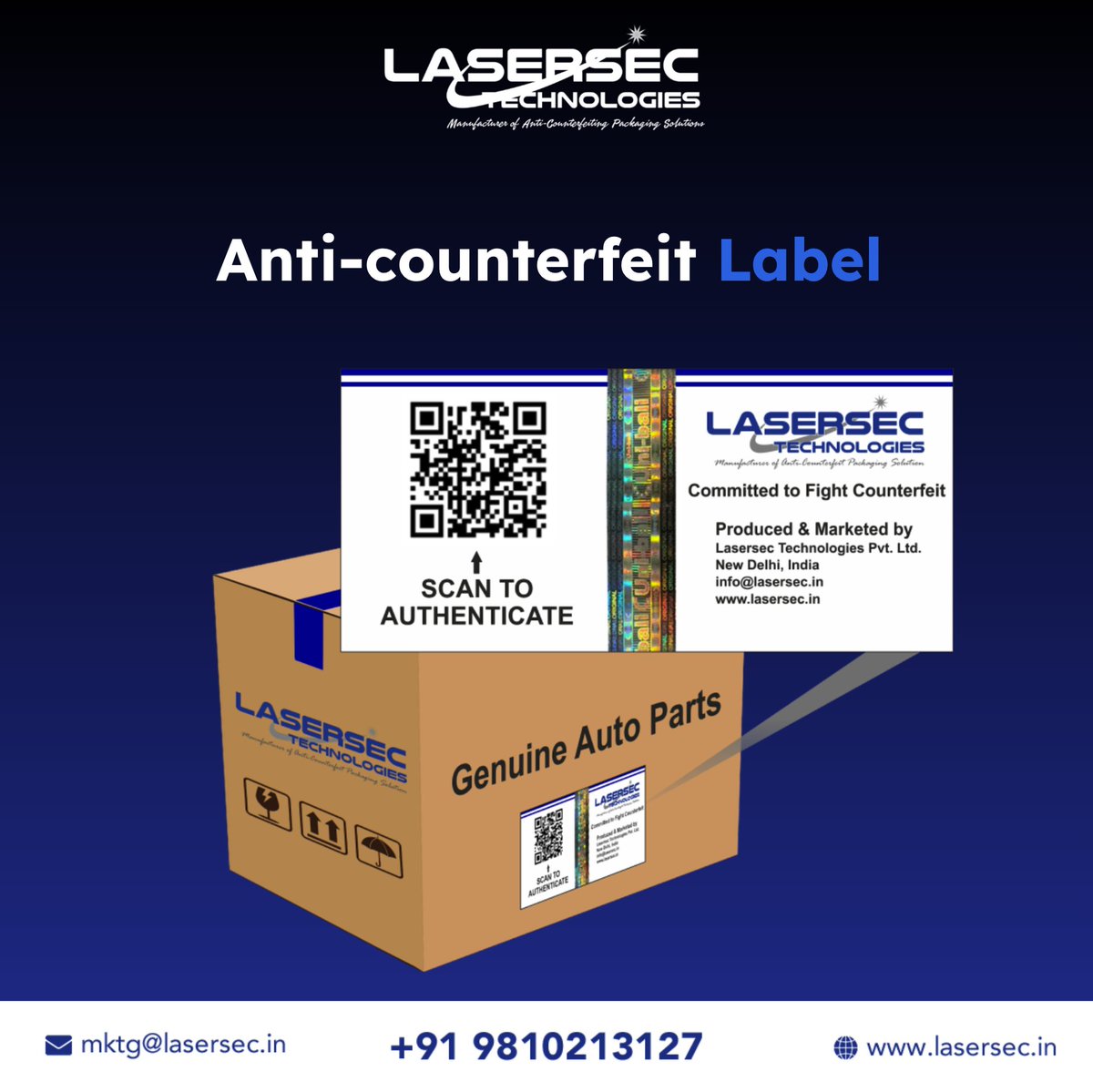 These labels are crucial in combating counterfeit parts, ensuring the vehicles remain safe and reliable.

Read More ----> bit.ly/Automobile_Cou…  

#Lasersec #packaging #productpackaging #anticounterfeit