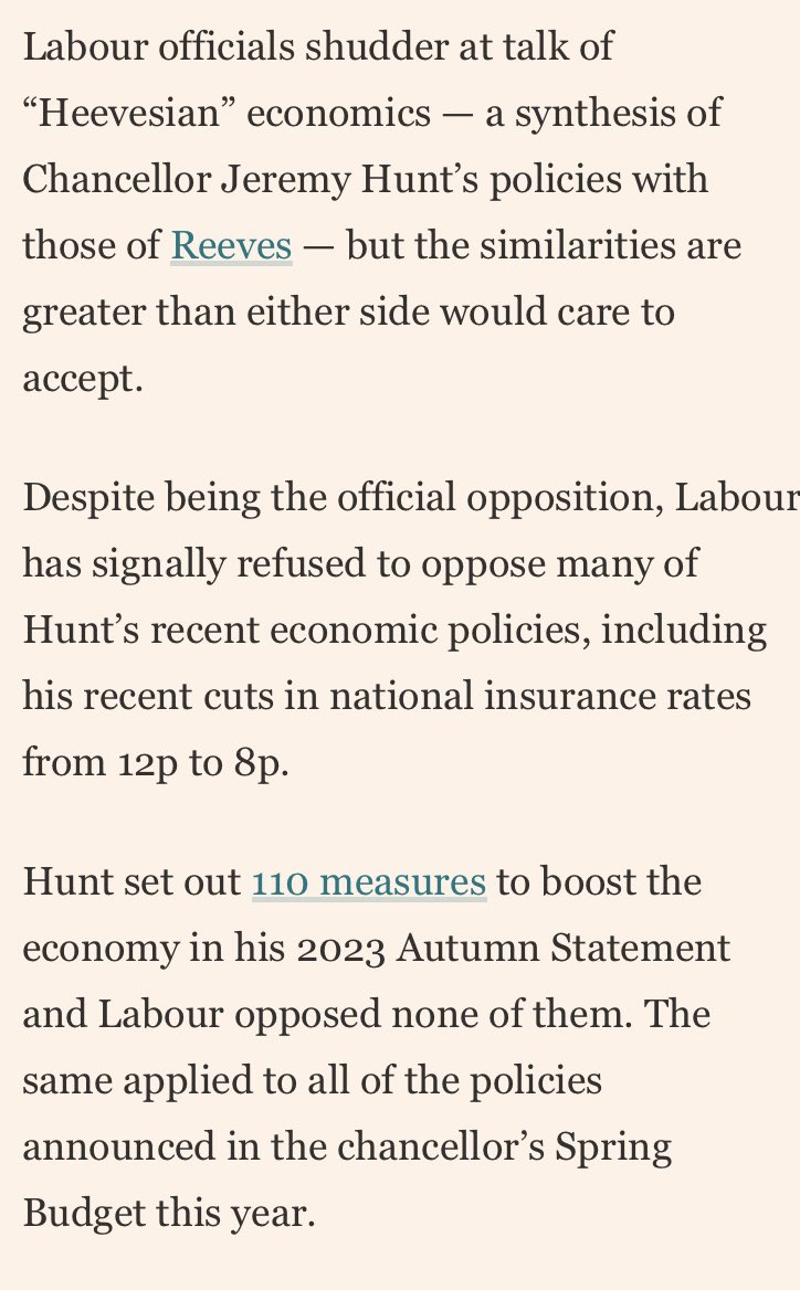 Unfortunate news for Labour voters. According to the FT, their economic policies and the Tories’ are basically the same. There is an alternative.