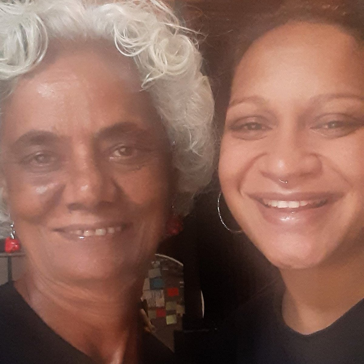 Enjoying #CommonThreads over last few days, so empowering to have all these strong black women from all over and sharing our stories. Nice to meet Murruwah again, such a long time since I saw her. 🩷