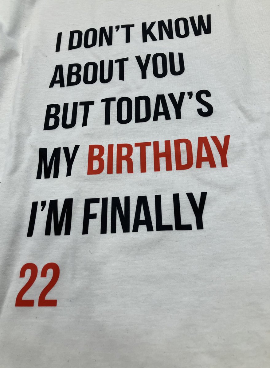 My eldest is travelling to Paris to celebrate her 22nd birthday on Fri with @taylorswift13 ❤️ I’m so proud of her & all she has achieved ❤️ & so excited for her joy at singing ‘I’m feeling 22´ on her actual birthday! (I made her this t-shirt so other #Swifties will get it too!❤️)