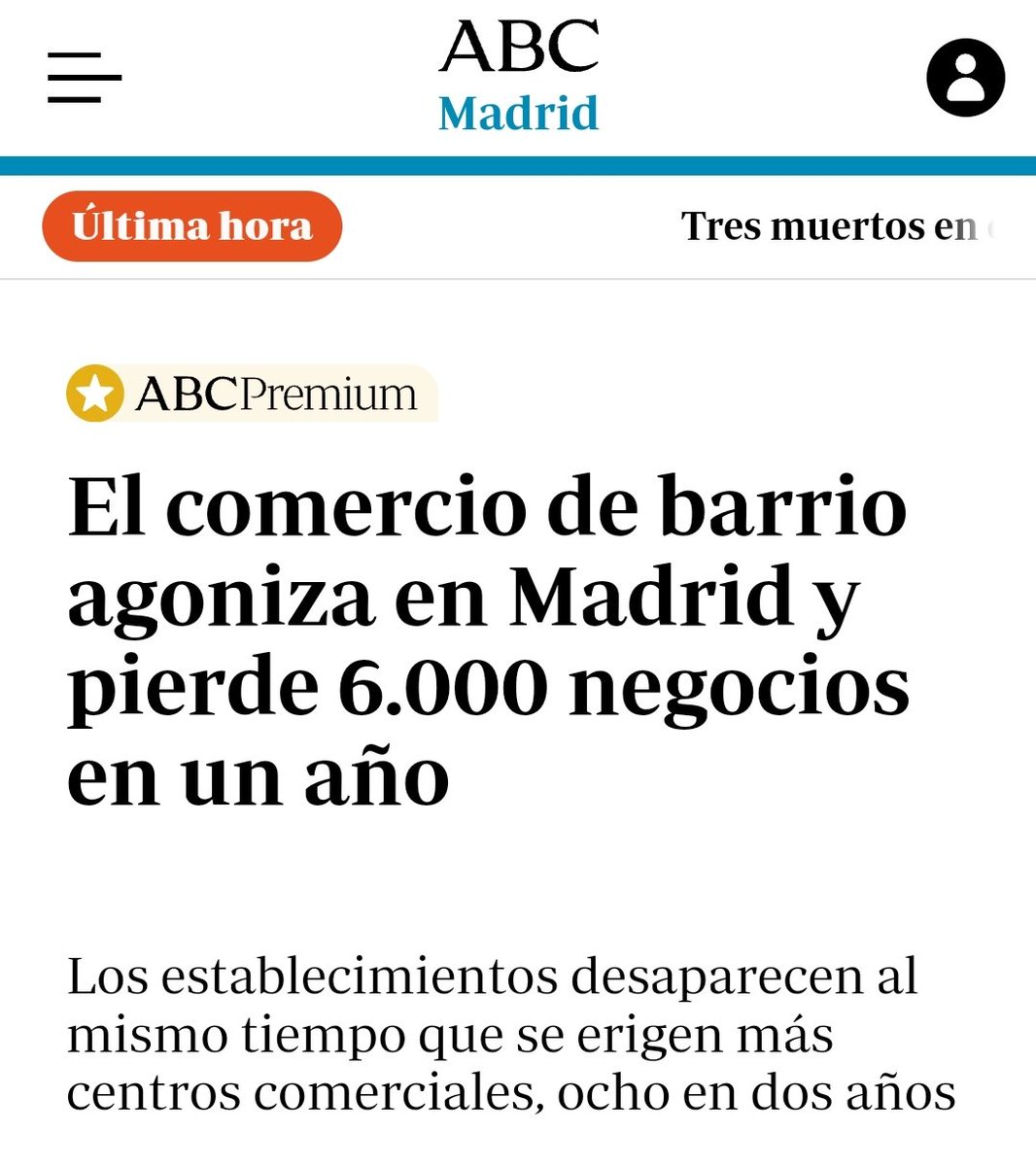 Necesitamos un cambio de gobierno en Madrid, lo sabe hasta el ABC.