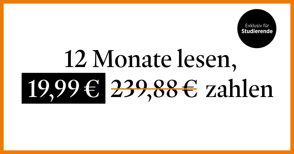 Jetzt exklusiv für Studierende: 12 Monate Handelsblatt lesen und nur 19,99 € statt 239,88 € zahlen. vorteil.handelsblatt.com/sose24/premium…