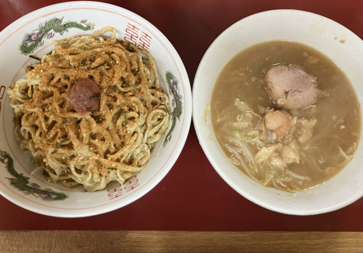 ラーメン二郎 相模大野店

お茶漬け〜麺

スモジでは最近これ一択！！

最後のひと啜りは梅干しと共に😄

＃中華そば ＃相模原 ＃つけ麺