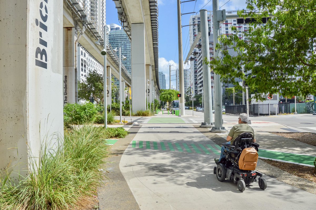 The Underline is transforming the land below Miami’s Metrorail into a 120-acre linear park, 10-mile urban trail and public art destination.

Its second phase opened last month, with the third and final stage due in 2026; connecting 107,000 residents to schools, shops and transit.