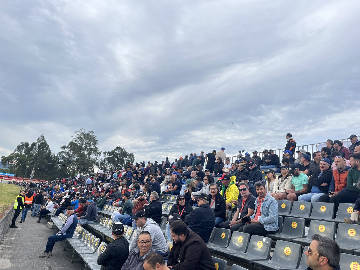 Grandstand viewing for our guests this morning at shakedown!