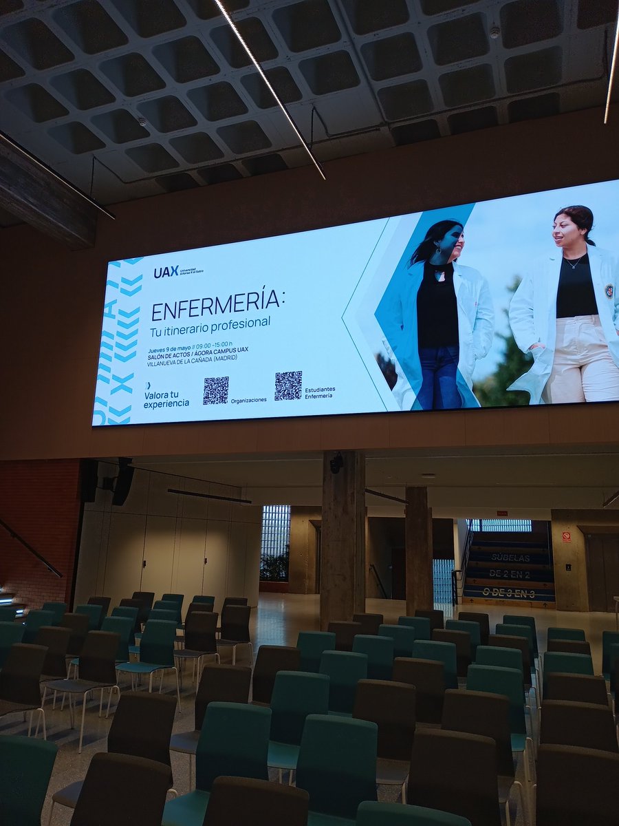 Comenzamos nuestra jornada de Itinerarios profesionales para Enfermería 🙌

#uaxmakers