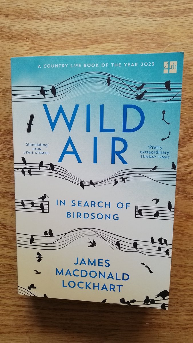 Paperback edition of Wild Air is published today! Many thanks to all those who have read it & to @4thEstateBooks for making this happen and for this beautiful jacket.