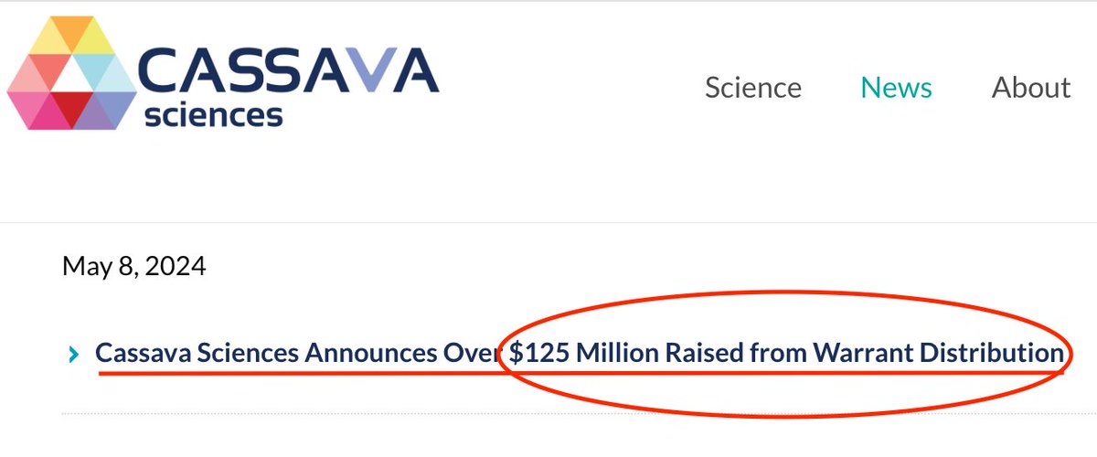 $SAVA 🚨Reminder🚨
👉Company has enough funds to finish Ph3
👉Drug/Pill showed cognitive improvement in mild patients throughout Ph2
👉Patients never had side effects after 1M doses
👉Signed SPA with FDA for Ph3
👉Insiders only buy, never sold 
👉Ph3 readout RETHINK in Q4
#ENDALZ