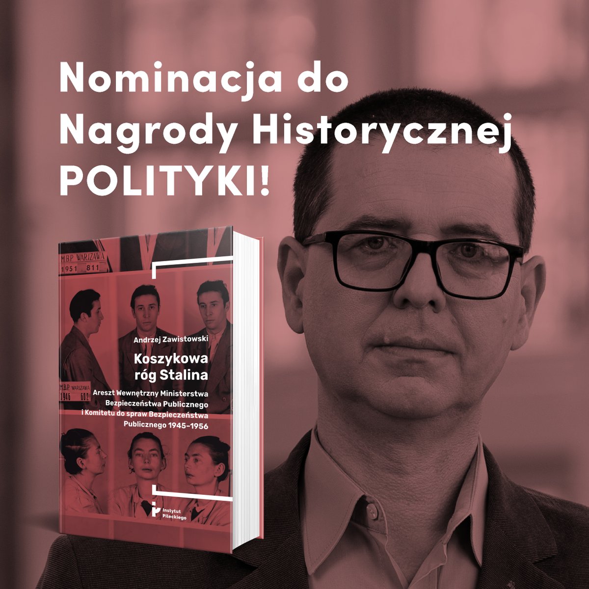 Nagrody Historyczne POLITYKI‼️🚨 Wśród nominowanych książek znalazła się „Koszykowa róg Stalina” @A__Zawistowski 👏 📕 do kupienia w naszym sklepie internetowym: sklepinstytutpileckiego.pl/pl/p/Koszykowa… Laureatów poznamy 15 maja. @Polityka_pl