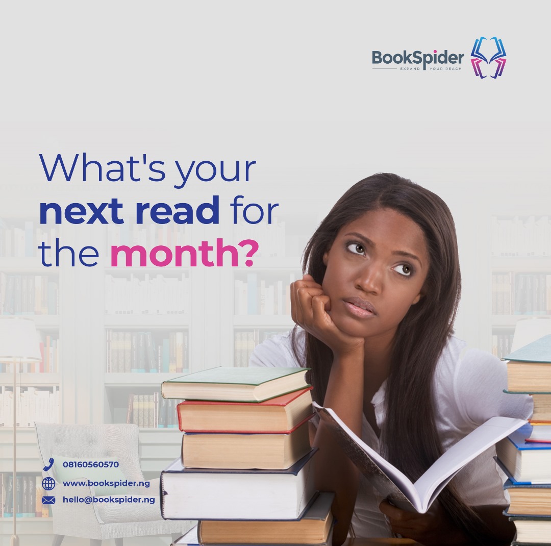 Reading isn't just a way to relax; it's also an opportunity to learn and explore diverse life experiences, lessons, and stories. 

So, tell us what book has caught your attention this month?

#bookspider #publishingcompany