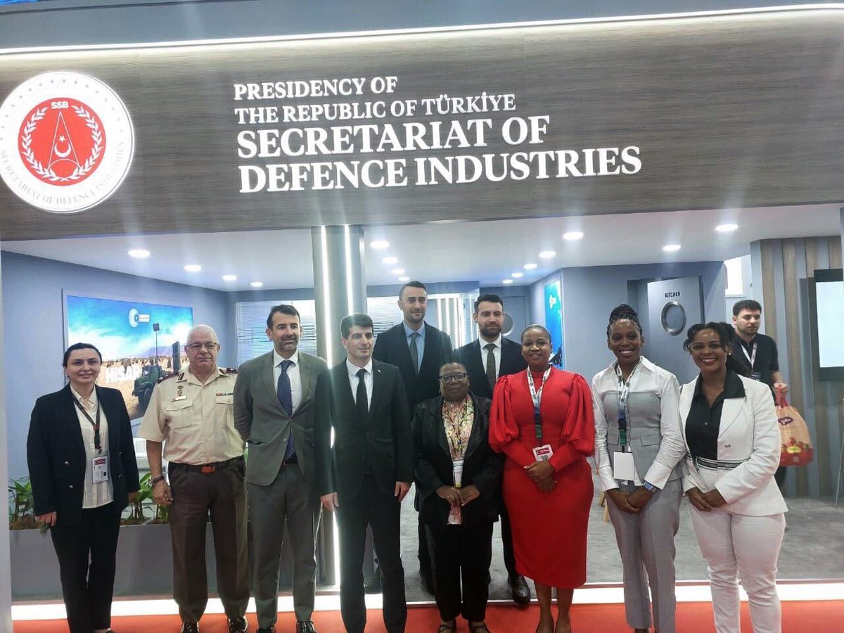 SA Secretary of  Defence Dr Thobekile Gamede, AAD ED and AMD Acting  Board Chairperson Ms Michelle Nxumalo met with the Turkiye Secretariat of Defence Industries.

#AAD2024 #Aviation #AerospaceAndDefence #AviationExpo #GeneralAviation