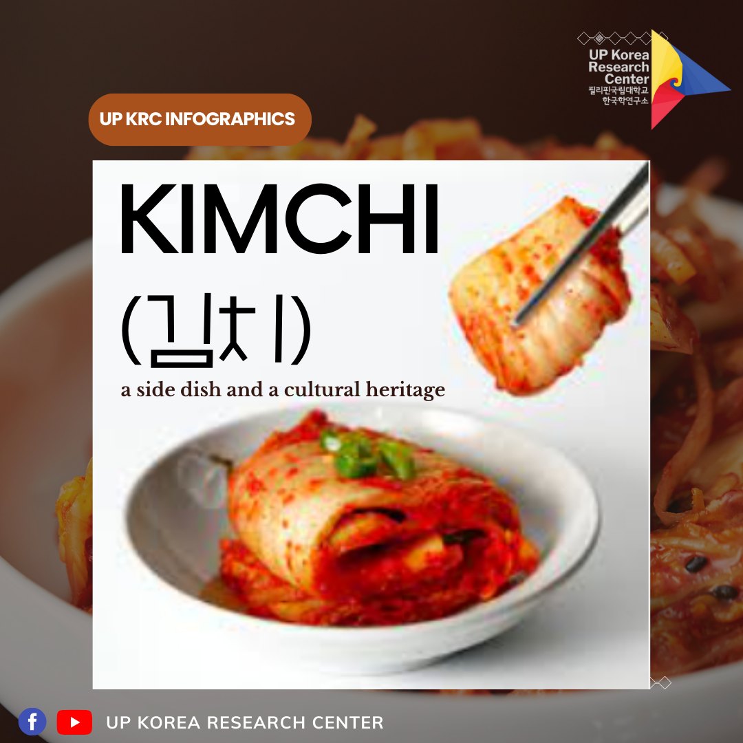 👋🏻👋🏻👋🏻 안녕하세요! The UP Korea Research Center has released a series of infographics on Kimchi 김치, its history, varieties and how it is integral to Korean culture and cuisine. View the whole series here: lnkd.in/g5ubeAwn