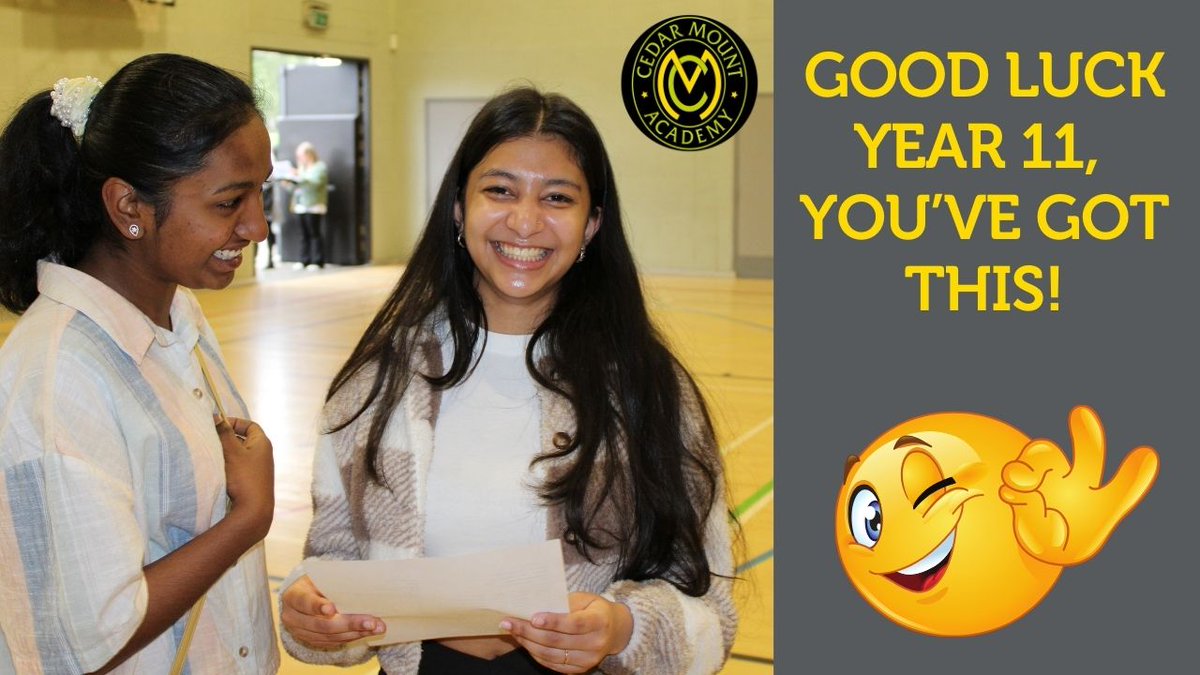 Wishing all our Year 11 students the very best of luck as GCSE exams begin this week. Stay focused and positive, we know you've got this! 💪 A free HOT breakfast is available in The Theatre every morning! #GoodLuck #GCSES2024 #Year11