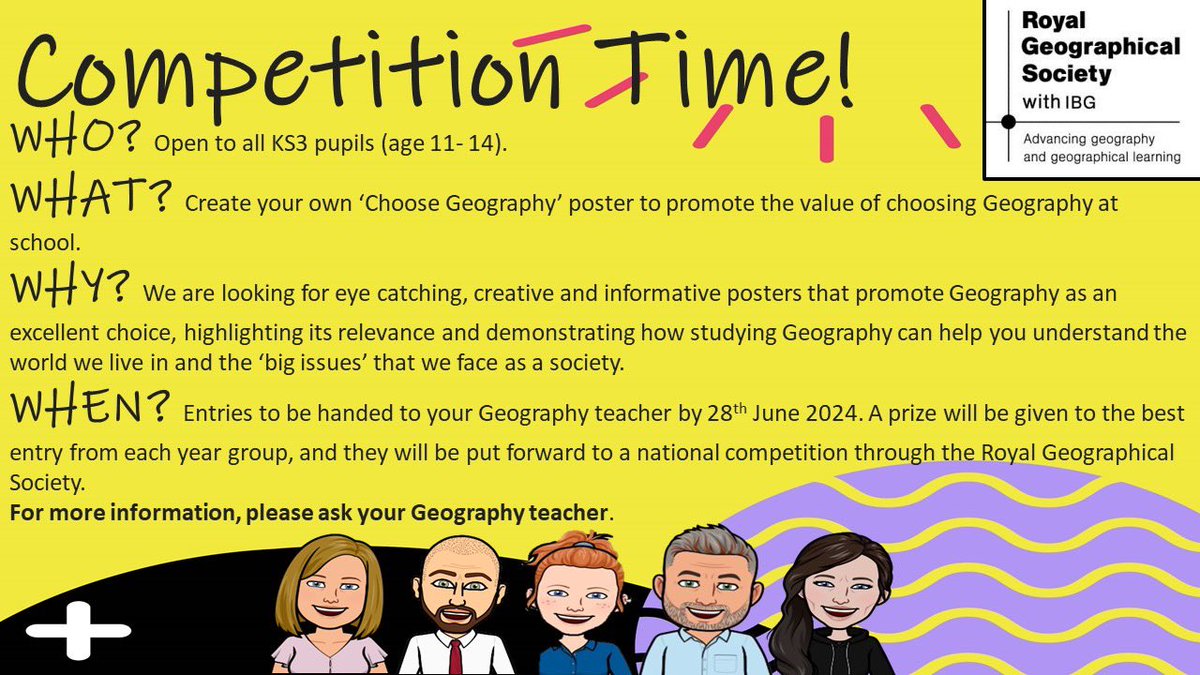 🌎🗺️ GEOGRAPHY COMPETITION! 🗺️🌎

#TeamGeography #getinvolved #challengeyourself