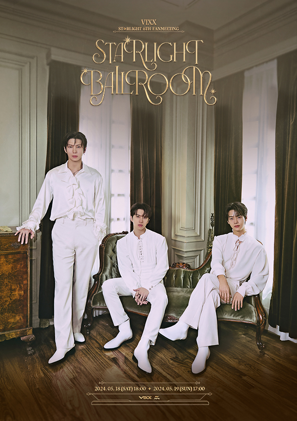 [#티켓오픈] VIXX ST★RLIGHT 6TH FANMEETING [STARLIGHT BALLROOM] 🎥ON AIR 2024. 05. 18 (토) 6PM (KST) 2024. 05. 19 (일) 5PM (KST) 🔗 bit.ly/3UAhFQ1 #빅스 #VIXX #STARLIGHT #별여섯 #별여섯_팬미팅 #STARLIGHT_BALLROOM