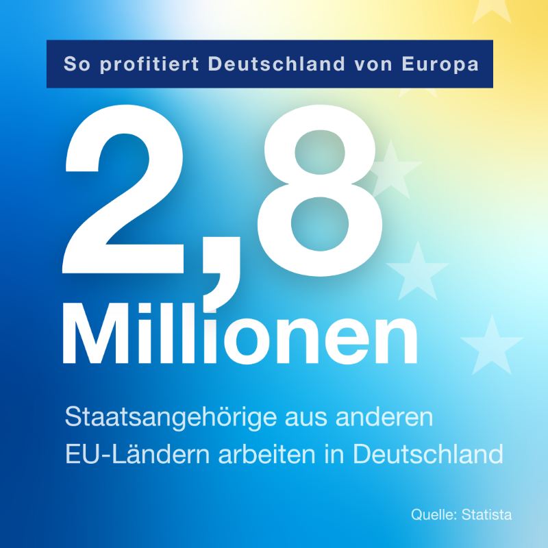 Die deutsche Industrie braucht und möchte #Fachkräfte aus dem Ausland. 🤝 Sie sind keine Bedrohung für den Standort Deutschland. Sie tragen maßgeblich zu Wohlstand, Produktivität und Innovation bei. Ein Hoch auf #Offenheit, #Vielfalt und diverse Teams! 🎉#PowerUpEurope