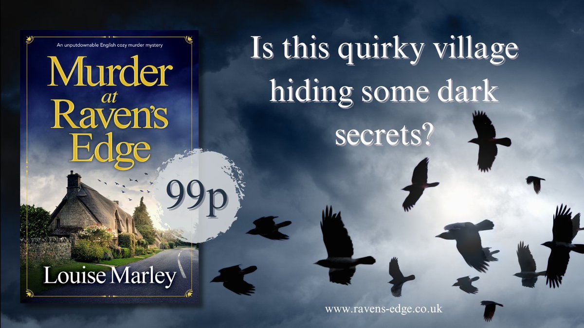 🗝️🐦‍⬛📚💕 Bargain alert! 💕📚🐦‍⬛🗝️ Murder at Raven's Edge is now just 99p for a limited time only! 'Can you trust a liar to never tell the truth?' amazon.co.uk/gp/product/B0C… #CozyMystery #MysteryBook #CrimeFiction #KindleUnlimited #KindleDeal #99p