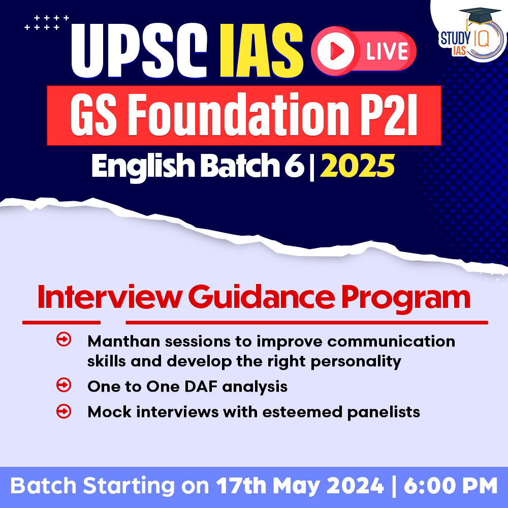 UPSC IAS Live GS Foundation 2025 P2I English Batch 6 Batch Starting on 17th May 2024 | Daily Live Classes at 6:00 PM HURRY, JOIN NOW - bit.ly/4dfW8ET Our 'UPSC IAS LIVE Prelims to Interview (P2I) Batch' will aid your preparation in completing your Journey to LBSNAA.