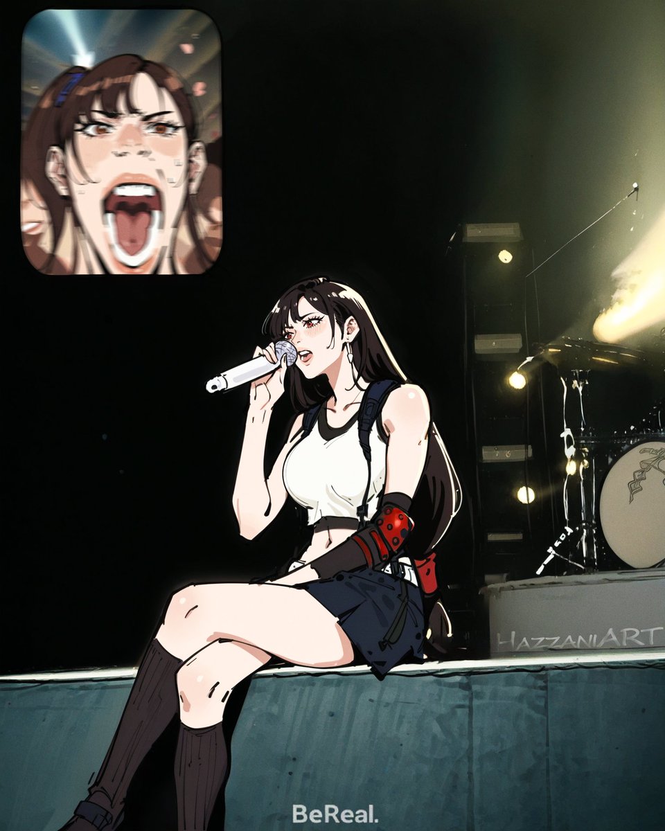 EVE when Tifa performs! #FF7 #StellarBlade #Aiart #meme