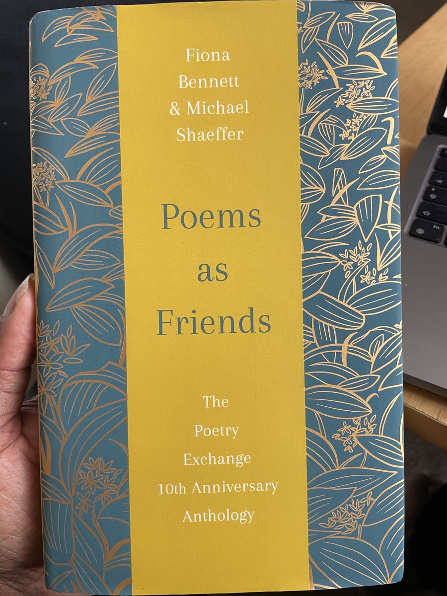 Happy publication day 🔥👏🏾👏🏾. A joy to hold this incredible anthology ‘Poems as Friends’ ⁦@PoetryExch⁩ ⁦@QuercusBooks⁩ #Poetry what’s you poem that’s been a friend