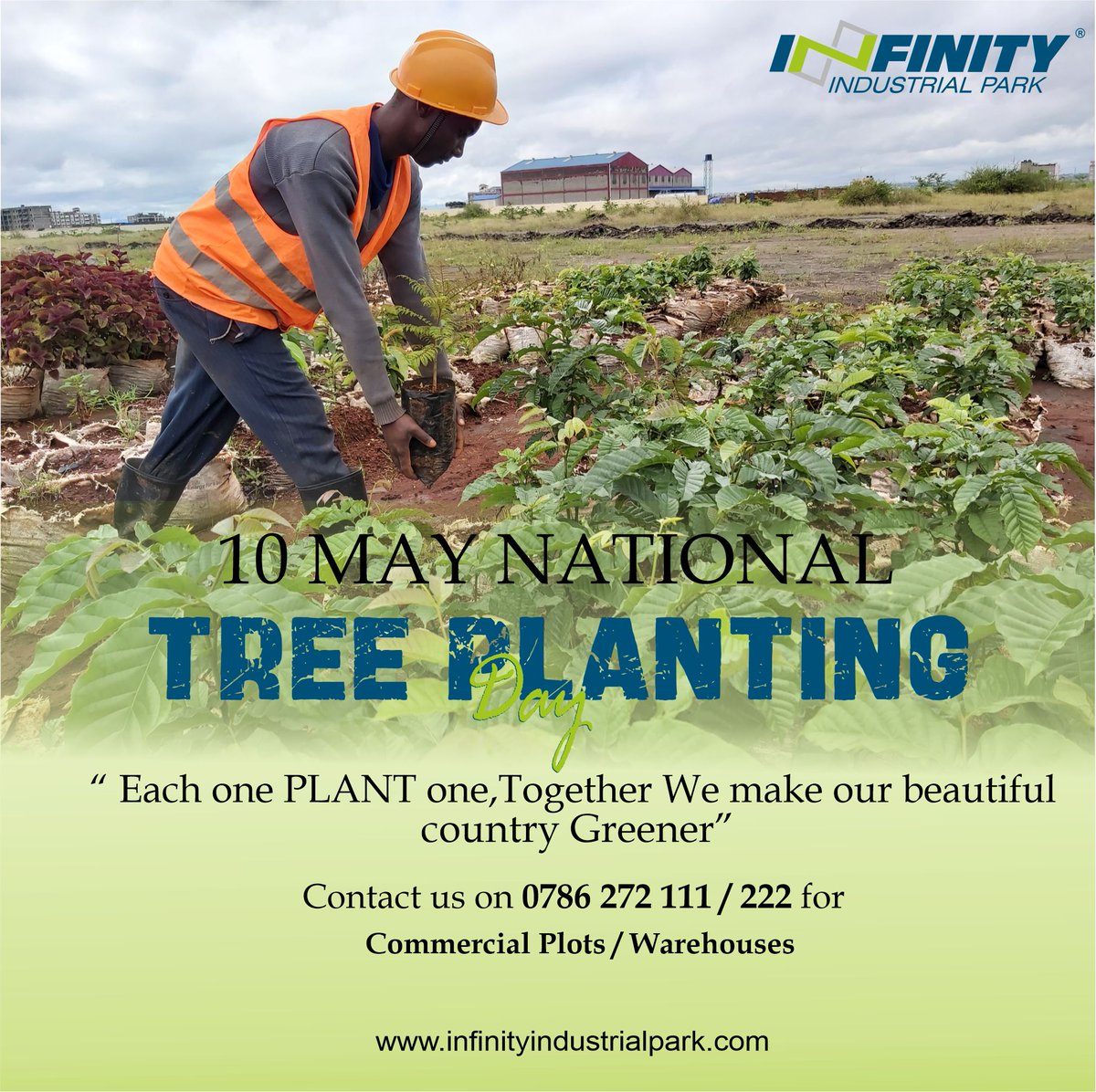 The true meaning of life is to plant trees, under whose shade you do not expect to sit📷 Trees are poems that the earth writes upon the sky📷 Them that plant trees, love others besides themselves📷 Happy National Tree Planting Day tomorrow! infinityindustrialpark.com