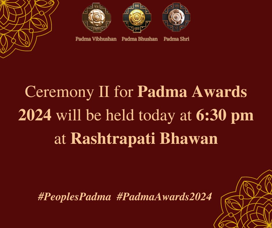 #PeoplesPadma #PadmaAwards2024