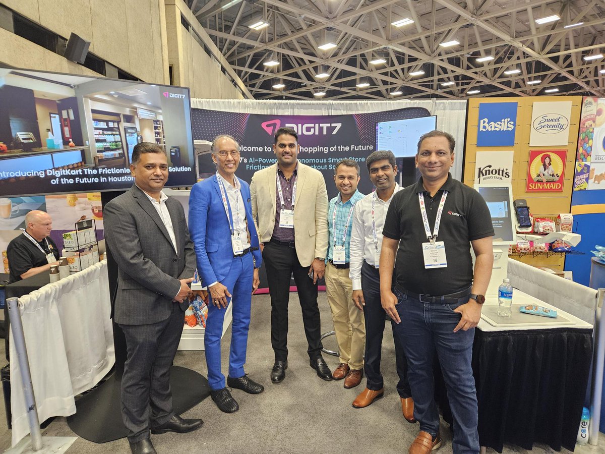 Digit7_LLC's tweet photo. Double the innovation, double the impact! Explore the future of retail and hospitality at NAMA with Digit7's revolutionary products, DigitMart and DigitKart.
#digit7 #digitmart #digitkart #computervision #AI #retail #hospitality @NAMAvending https://t.co/AlSMIzjEFs