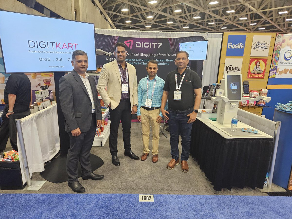 Double the innovation, double the impact! Explore the future of retail and hospitality at NAMA with Digit7's revolutionary products, DigitMart and DigitKart. #digit7 #digitmart #digitkart #computervision #AI #retail #hospitality @NAMAvending
