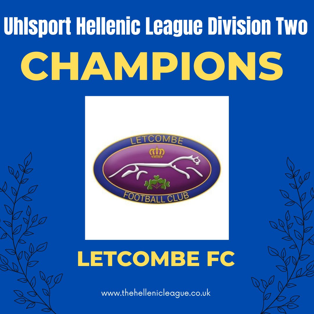Our Division Two season concluded on Tuesday where @LetcombeFC defeated @reserves_town 3-1 to win the 'overall' Division Two championship at Clanfield.