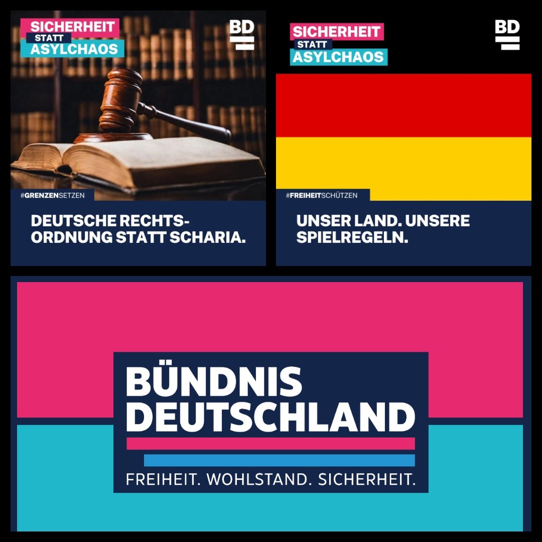 Am 9. Juni BÜNDNIS DEUTSCHLAND wählen. #Europawahl2024