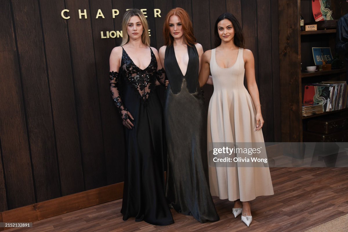 Lili Reinhart, Madelaine Petsch and Camila Mendes attend the Los Angeles Premiere of 'The Strangers: Chapter 1' at Regal LA Live in Los Angeles, California. More 📸 #LiliReinhart #MadelainePetsch #CamilaMendes #TheStrangersChapter1 👉 tinyurl.com/2xrrhume